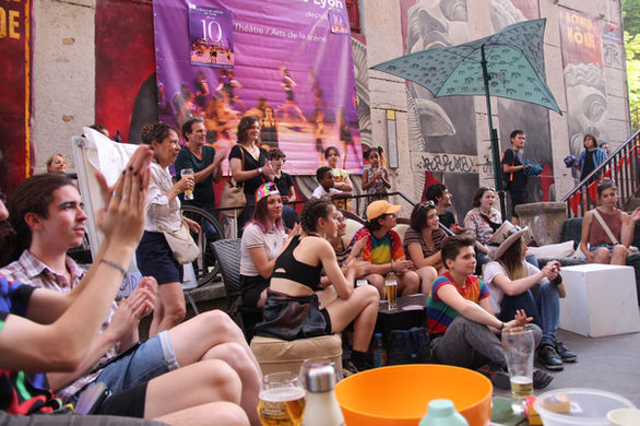 fête de l'école de théâtre de Lyon 