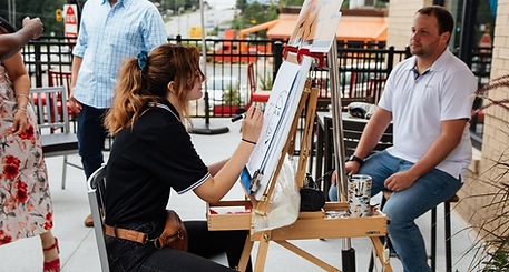 Erica Brooks caricature Atlanta Toonheadz