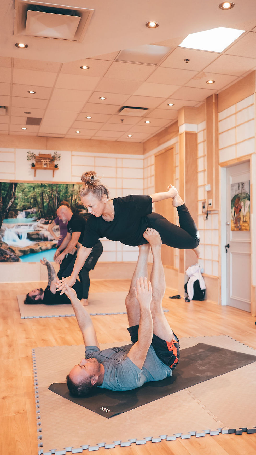 Accro Yoga en duo