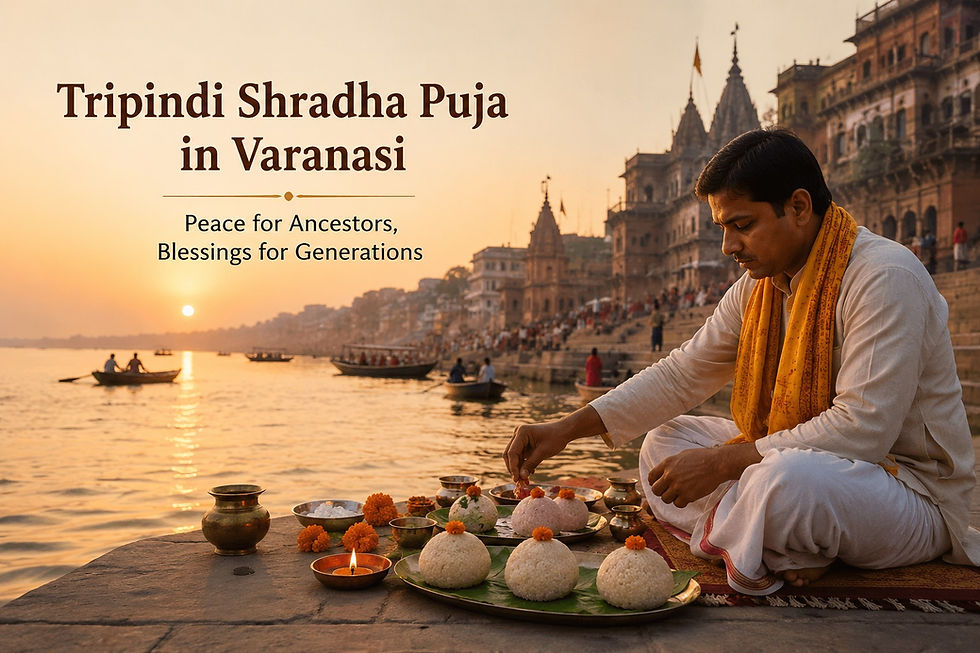 Tripindi Shradha Puja Services In Varanasi - Book Pandit with Vedaangam.com