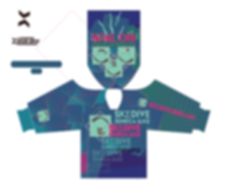 Sky Trash Jersey  - front and back views