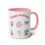 Thumbnail: Happy Holidays Pink Print Mug