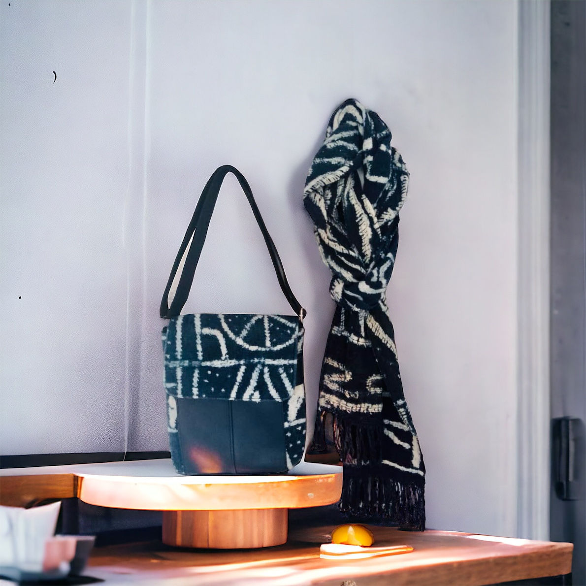 Ensemble Sac bandoulière FAH +Echarpe