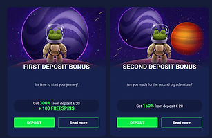 spacewin Casino Bonus