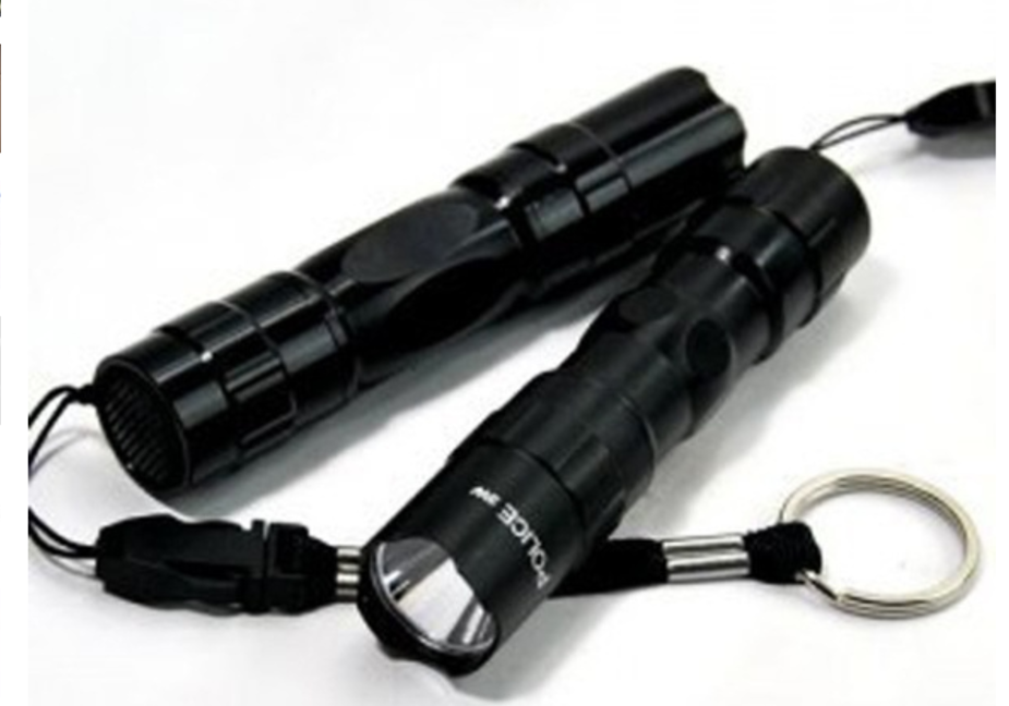 Linterna LED de 3 colores (batería no incluida)