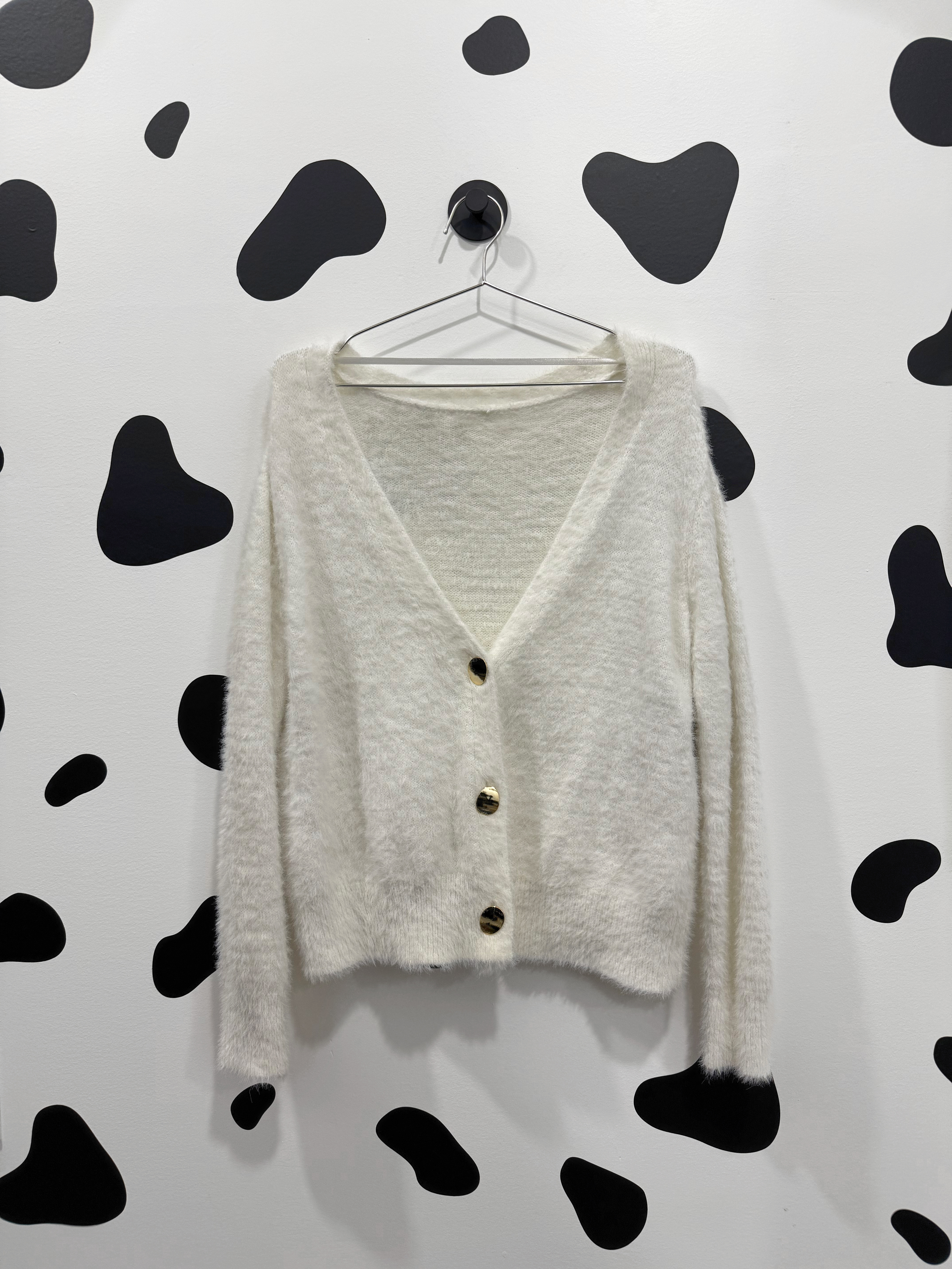 Fuzzy Cardigan (L)