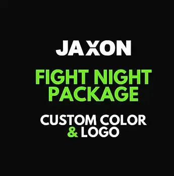 Custom fight night package wholesale including boxing gloves, tracksuits, T-shirts and hats with custom logo for boxing teams