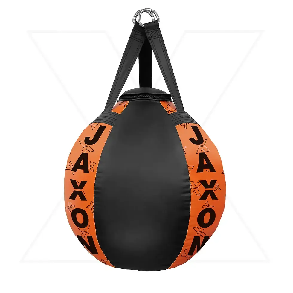 JAXON Black & Red Tear Drop Punching Bag for Boxing