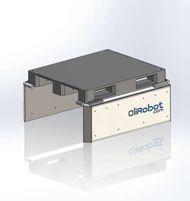 OliRobot MiR MIR1350 Autonomous Mobile Robot AMR Pallet Rack.PNG