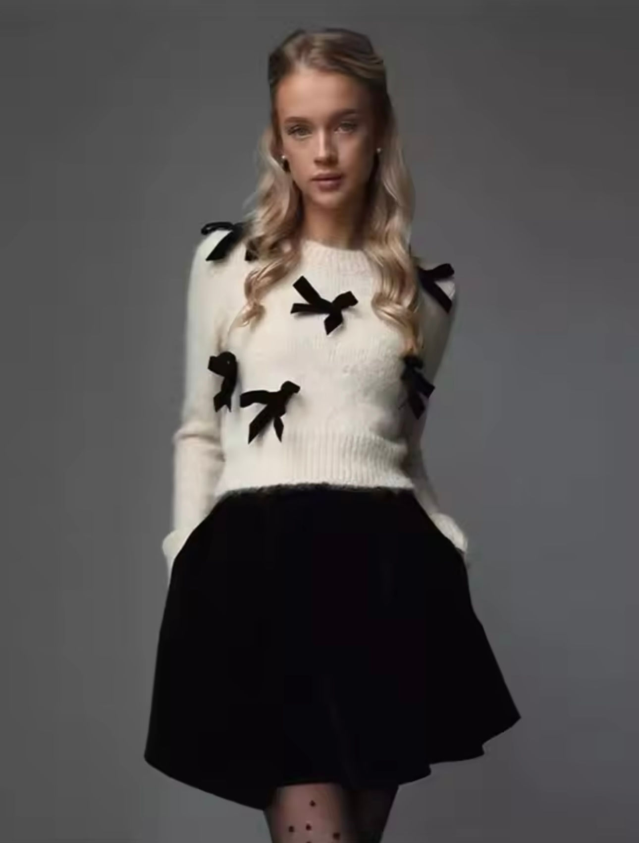 Bow sweater 