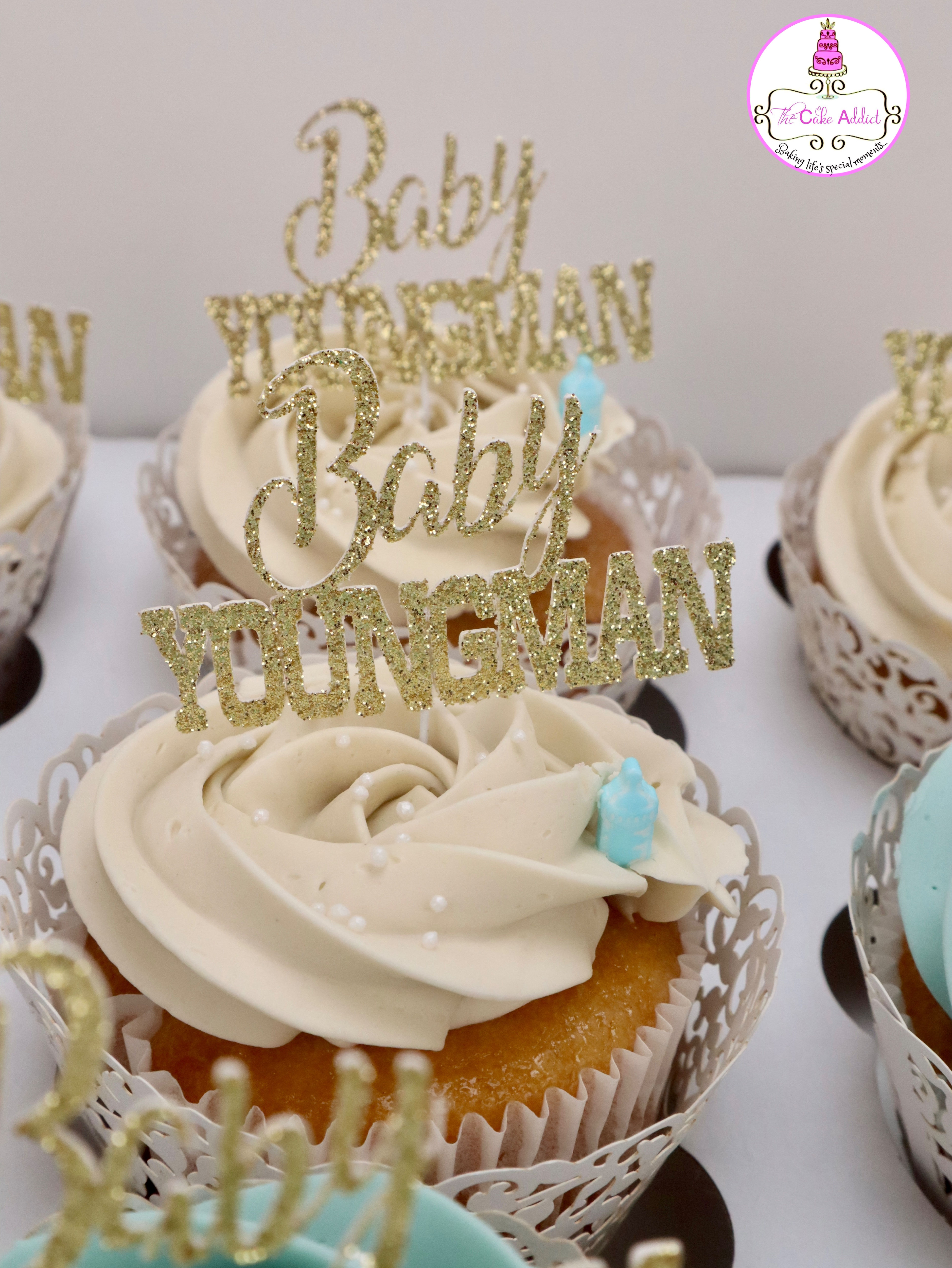 Customized cupcakes - Baby Shower