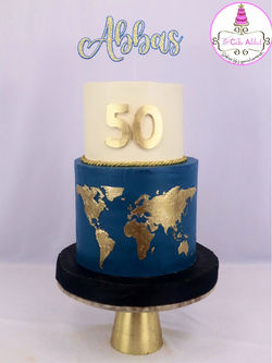 Men - 50th Birthday - Two Tier