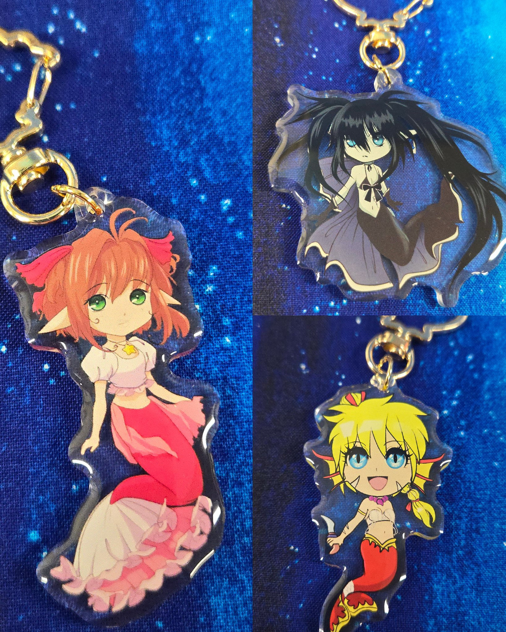 Custom Mermaid Keychain