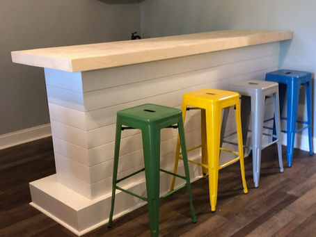 Custom Bar Installation in Lake Norman: Turning an Empty Space into the Ultimate Hangout