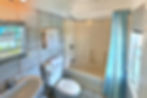 Each bedroom has an attached full bathroom