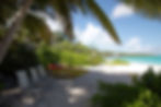 Our private beach area