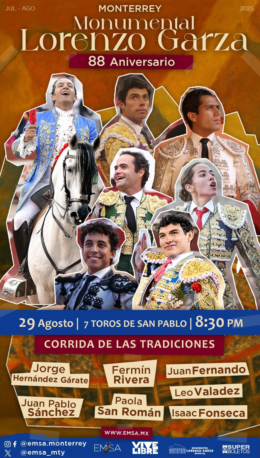 ¡Siete toros, siete espadas y una arena que exige gloria!