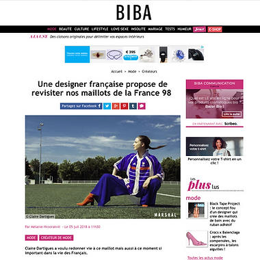 Article Biba Maillot de Football