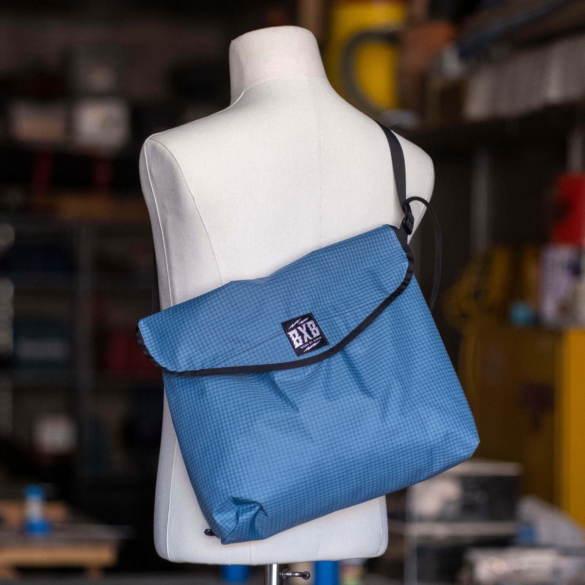 Flap Musette w/ velcro closure - Ultragrid fabric or choose your fabric