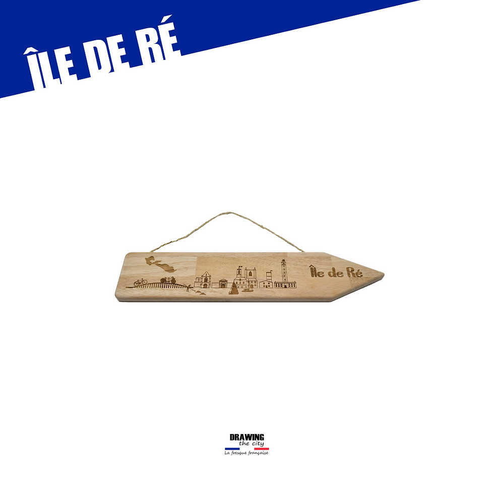 Thumbnail: Ile de Ré wooden sign