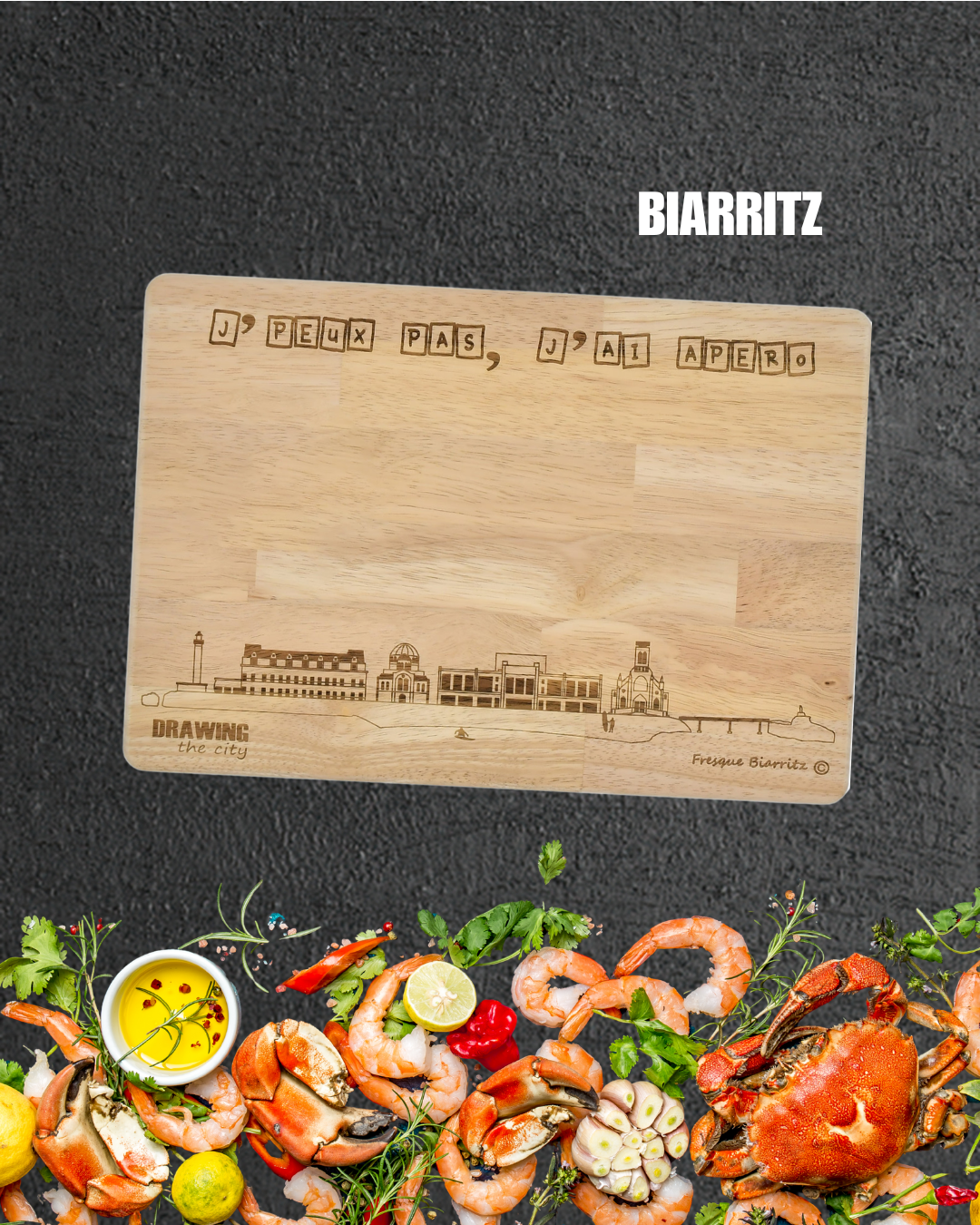 Biarritz - grande planche apéro