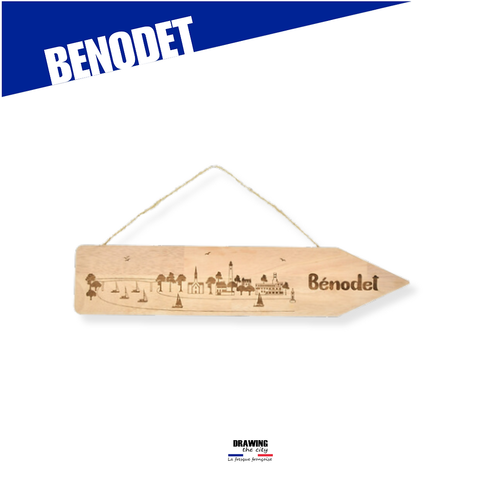 Thumbnail: Bénodet wood sign