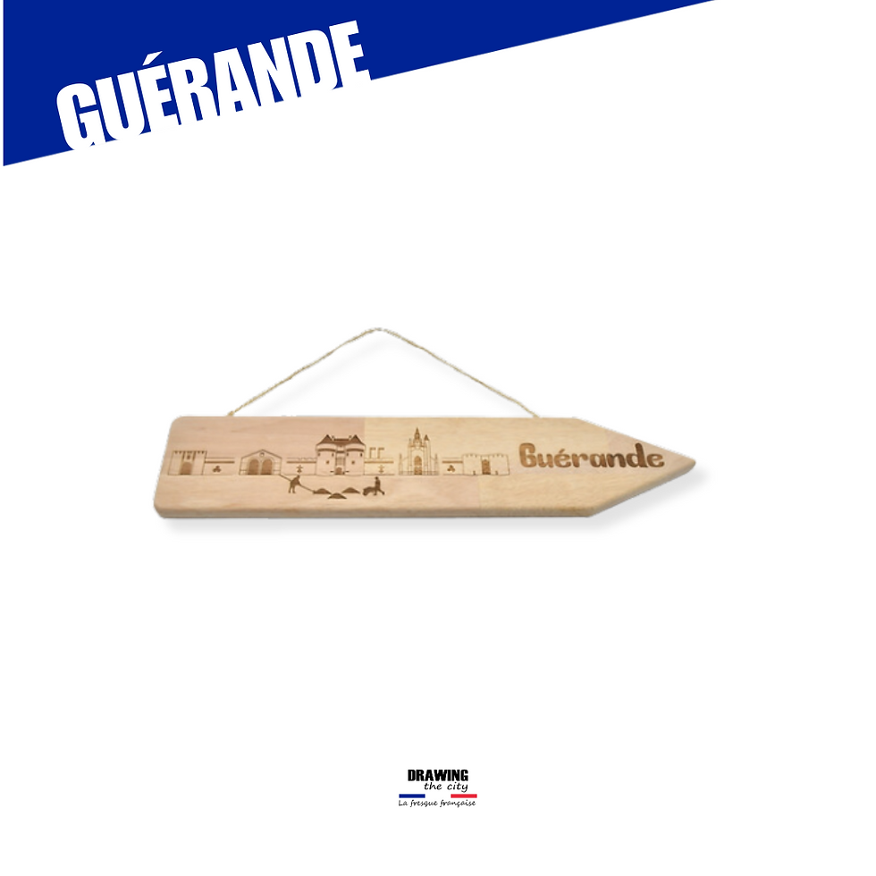Thumbnail: Guérande wood sign