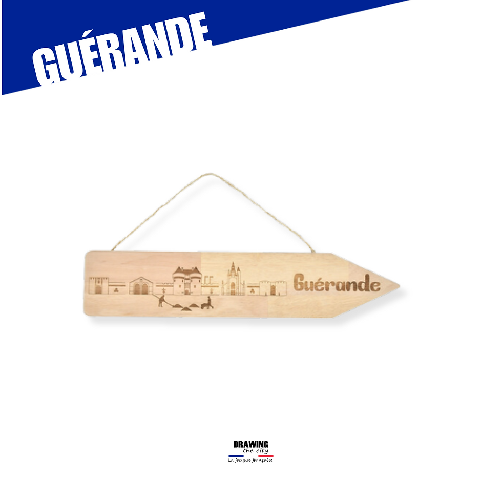 Thumbnail: Guérande wood sign