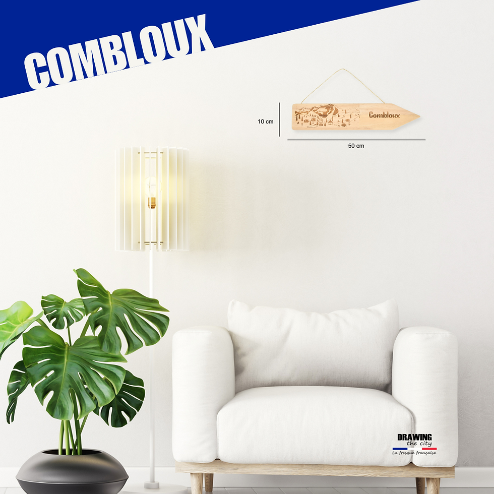 Thumbnail: Pancarte bois - Combloux