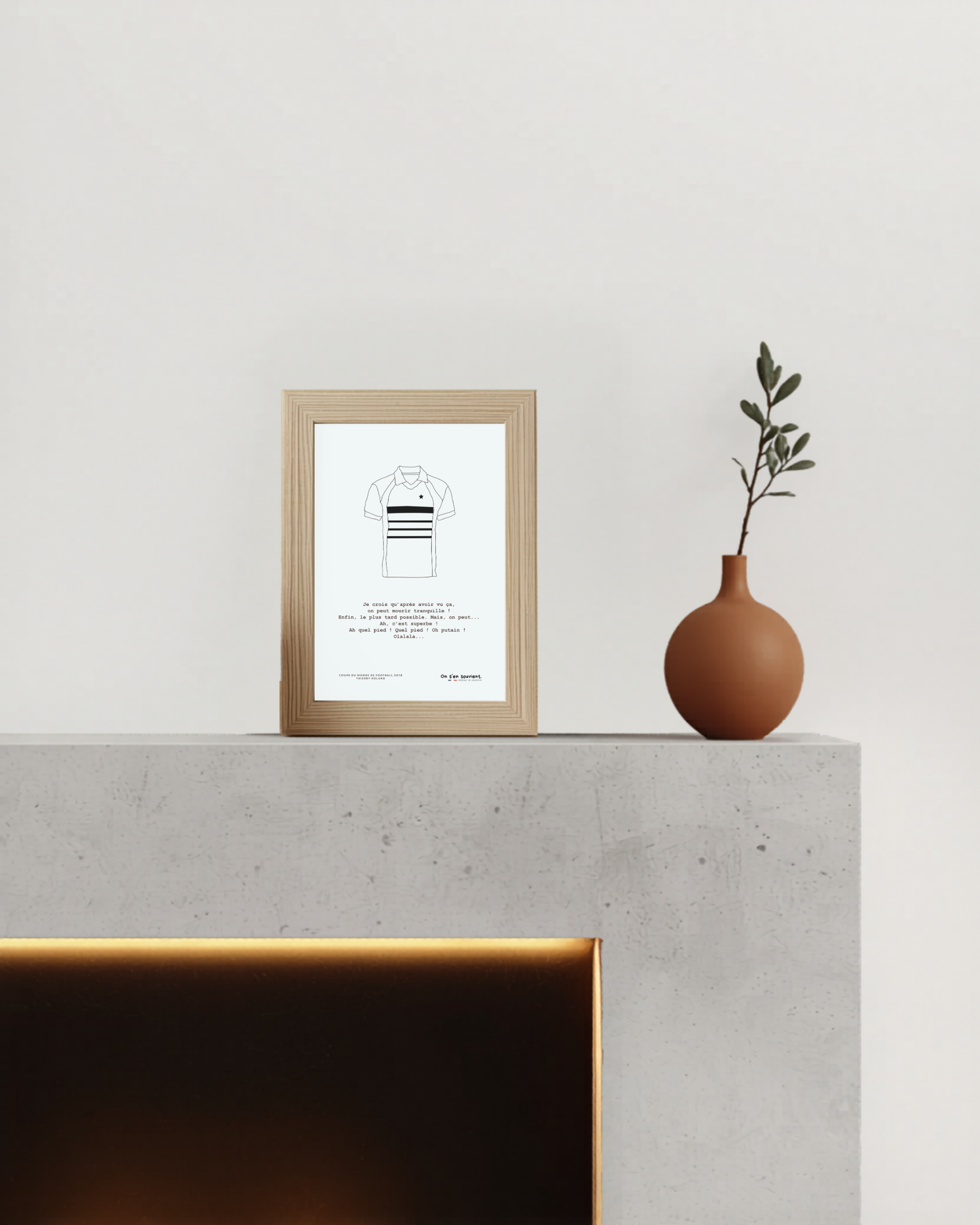 Coupe du monde de Football 2018 - Thierry Roland - A6