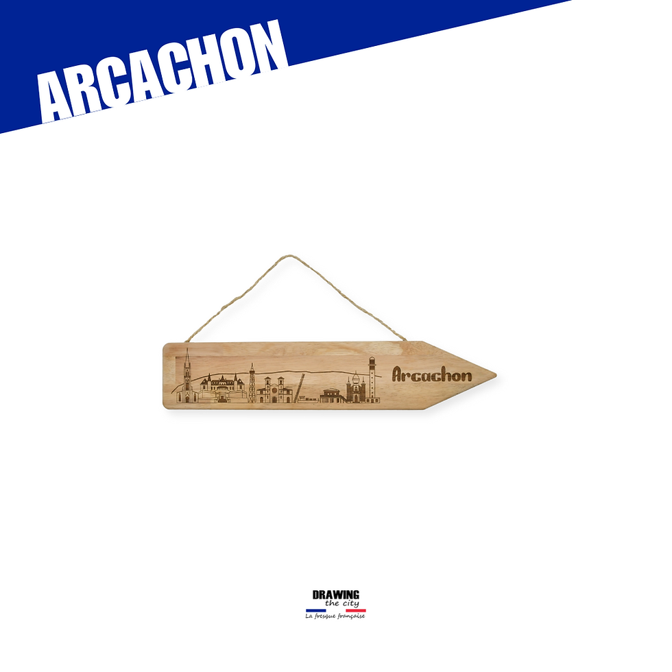 Thumbnail: Arcachon wood sign