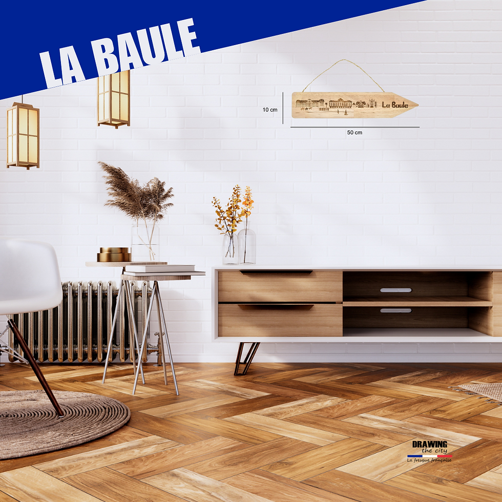 Miniature : Pancarte bois - La Baule