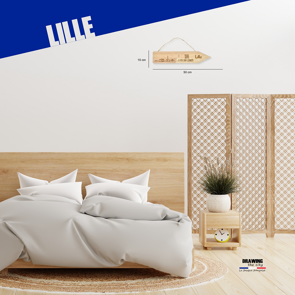 Thumbnail: Lille wood sign