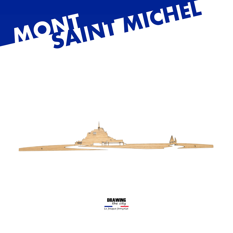 Miniature : Mont-Saint-Michel - skyline bois