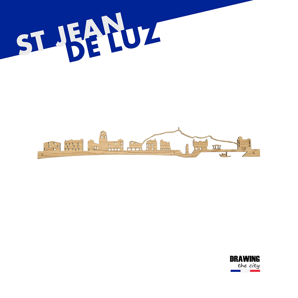 Miniature : Saint-Jean-de-Luz - skyline bois