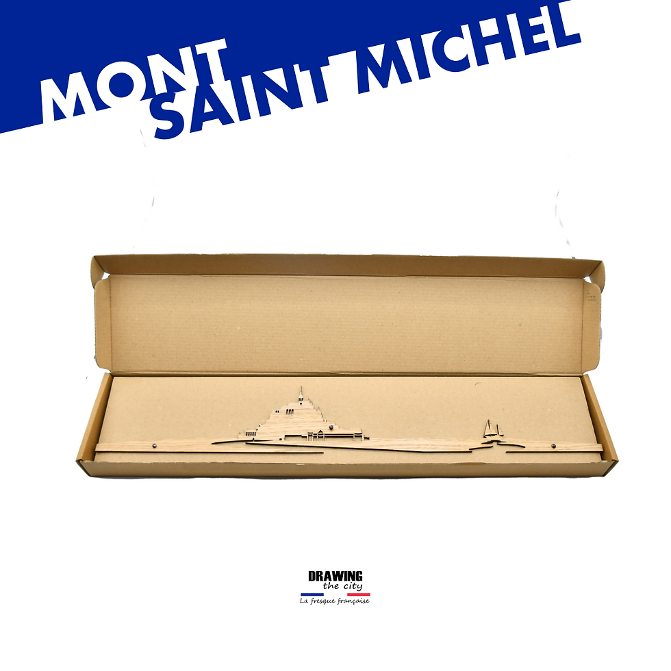 Miniature : Mont-Saint-Michel - skyline bois