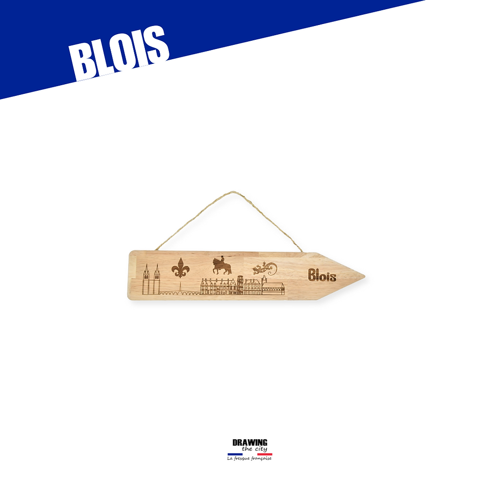 Thumbnail: Blois wood sign