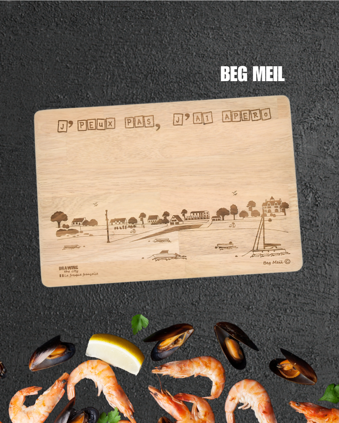 Beg Meil - grande planche apéro