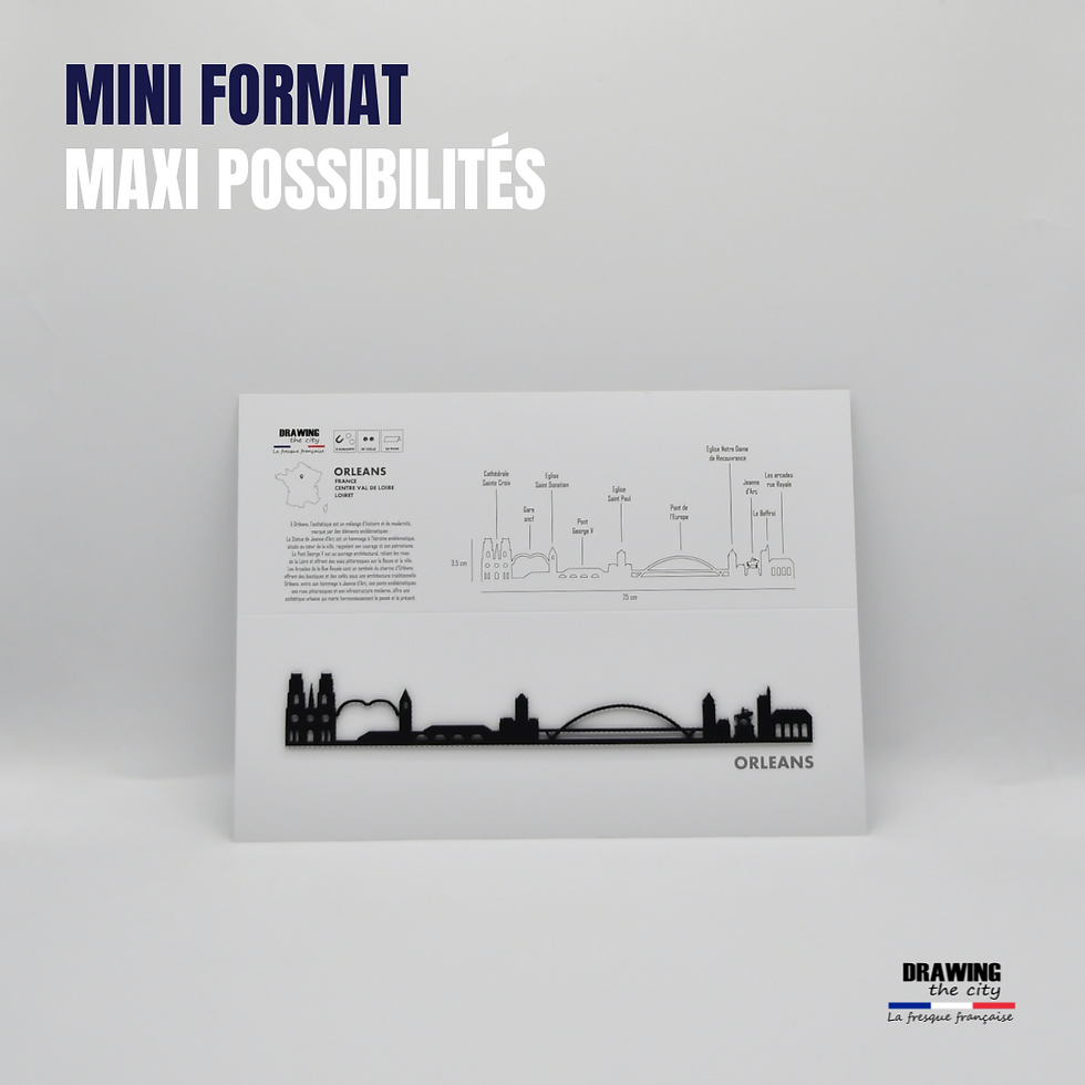 Miniature : Orléans - Skyline 25 cm