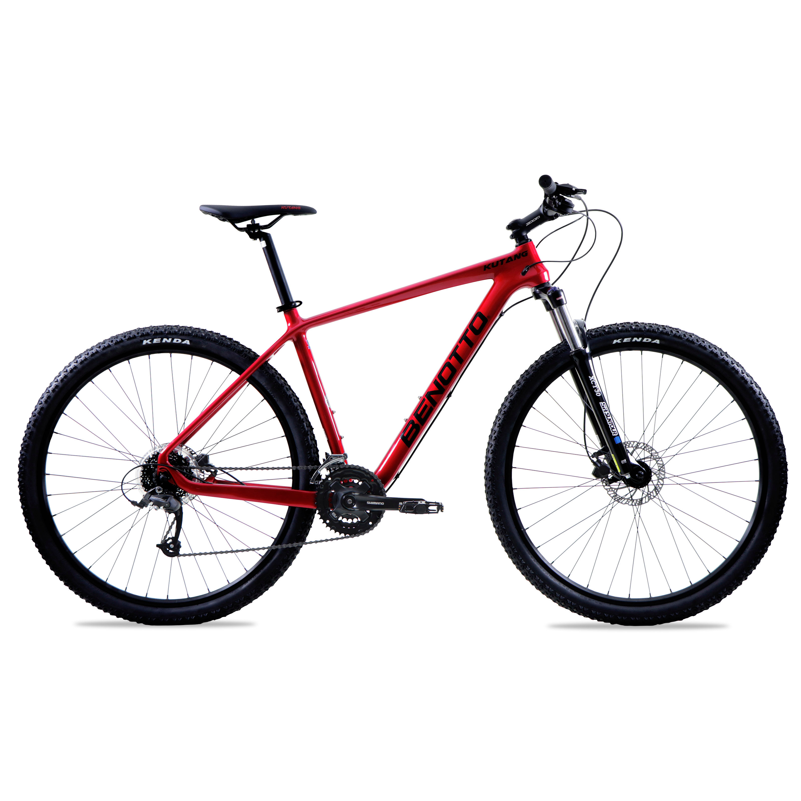 Bicicleta BENOTTO Montaña KUTANG CARBON FIBER Rodado 29" 3x8 Shimano