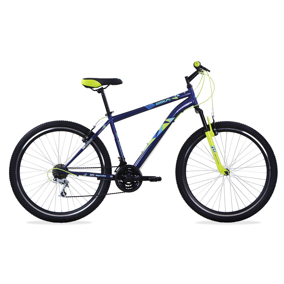 Miniatura: Bicicleta WOLF Montaña Rodado 27.5" de 18 velocidades para Hombre Acero Azul