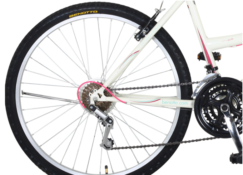Miniatura: Bicicleta BENOTTO Montaña Alpina Rodado 26" 21 Velocidades Mujer Blanco/Magenta
