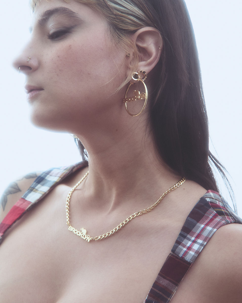 Thumbnail: Brooklyn Rat Necklace - Gold