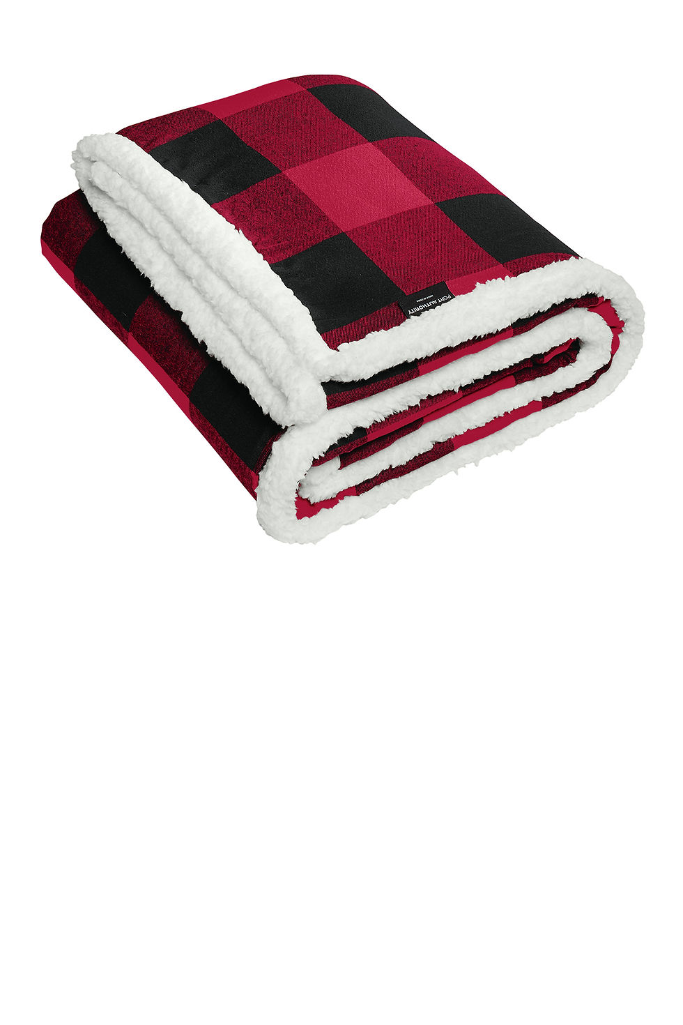 Thumbnail: Personalized Buffalo Plaid Sherpa Blanket