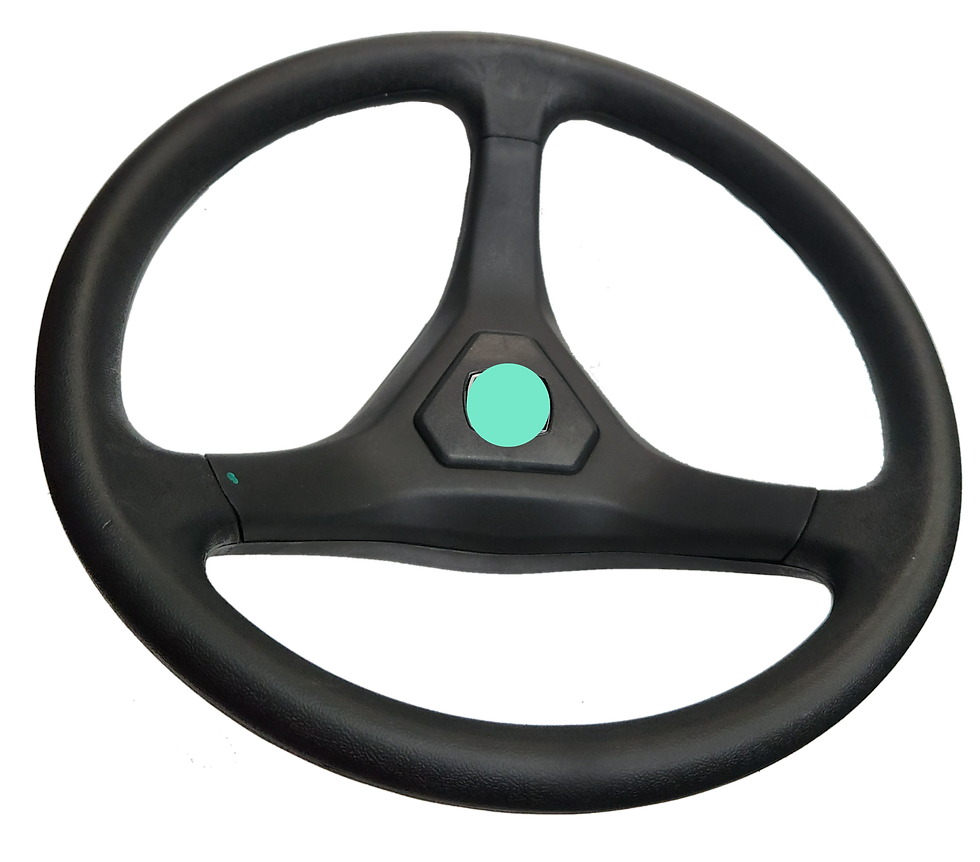 STEERING WHEEL ASSY. GR OEM W/CAP N/M