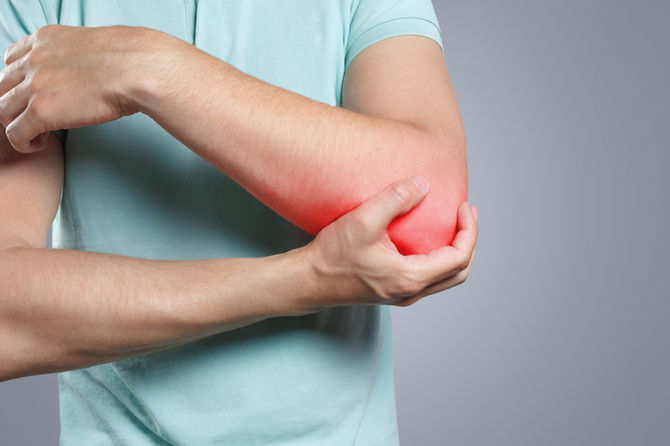 What does elbow pain mean?