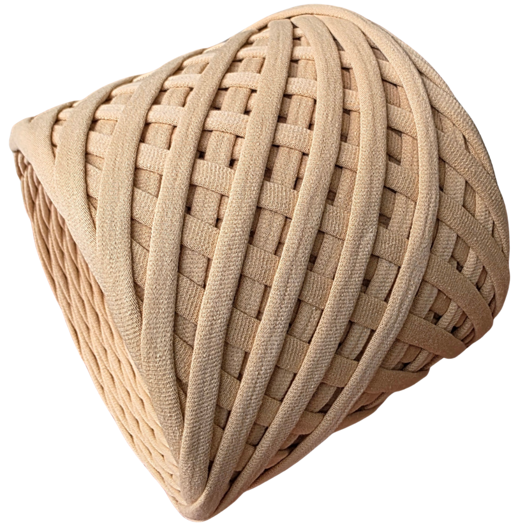 Fils T-Shirt Beige Claire,  fil tee shirt crochet, fils t shirt, fils pour crochet