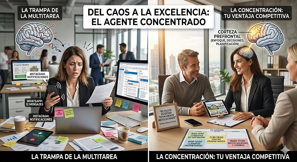 Concentración: Cómo Entrenar tu Cerebro para Vender Mejor