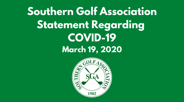 Southern Golf Association Statement Regarding COVID-19