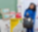 woman with baby supplies